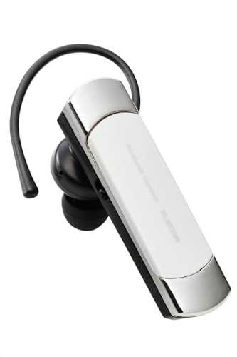 エレコム ワイヤレスヘッドセット Bluetooth 片耳 コンパクト ハンズフリー 耳栓型 マイクミュート付き 電源スイッチ ボリュームボタン 【通信機器2台を同時に待ち受けできるマルチポイント