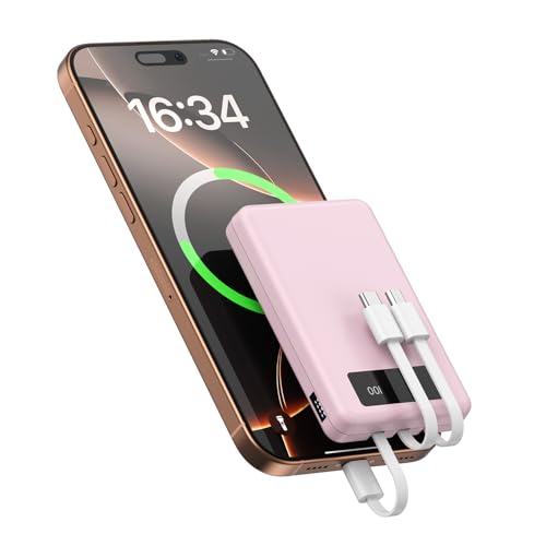 モバイルバッテリー 【2025新登場 4台同時充電】 軽量 小型 10000mAh Type-C入力 LED残量表示 持ち運び便利 充電器 コンパクト USB-...