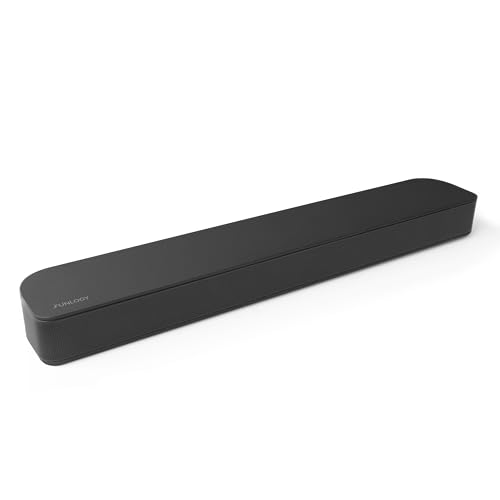 FUNLOGY Soundbar（スピーカー/サウンドバー）VGP2024受賞 / Bluetooth対応/テレビ用/スマホ/ワイヤレス/ホームシアター/ARC/HDMI ケーブル付属【日本ブランド】 (ブラック)