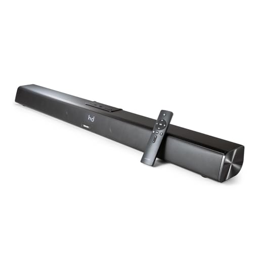 サンワダイレクト サウンドバー 70W 【6つのスピーカー搭載】電源連動 HDMI/Bluetooth/光デジタル/同軸デジタル/RCA リモコン付 ARC対応 テレビ スピーカー 400-SP110