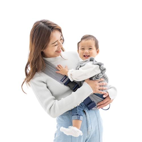 日本製 DAKKOLT（ダッコルト）ユニティ ヒッコリーブルー 正規品 超軽量160g 清潔 片手 セカンド抱っこ紐 簡単 誰でも 安心 抱っこベルト1歳～4歳 軽量 コンパクト ヒップシート