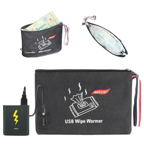 HapiChil 快適 お尻拭きウォーマー 【保育士セレクト】 持ち運び USB給電 おしりふきウォーマー 日本語..