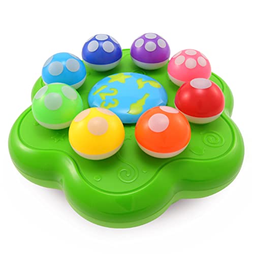 ベストラーニング 「キノコガーデン 」- 1〜3歳の乳幼児用対話型の光る知育玩具 - 色、数字、ゲーム、音楽