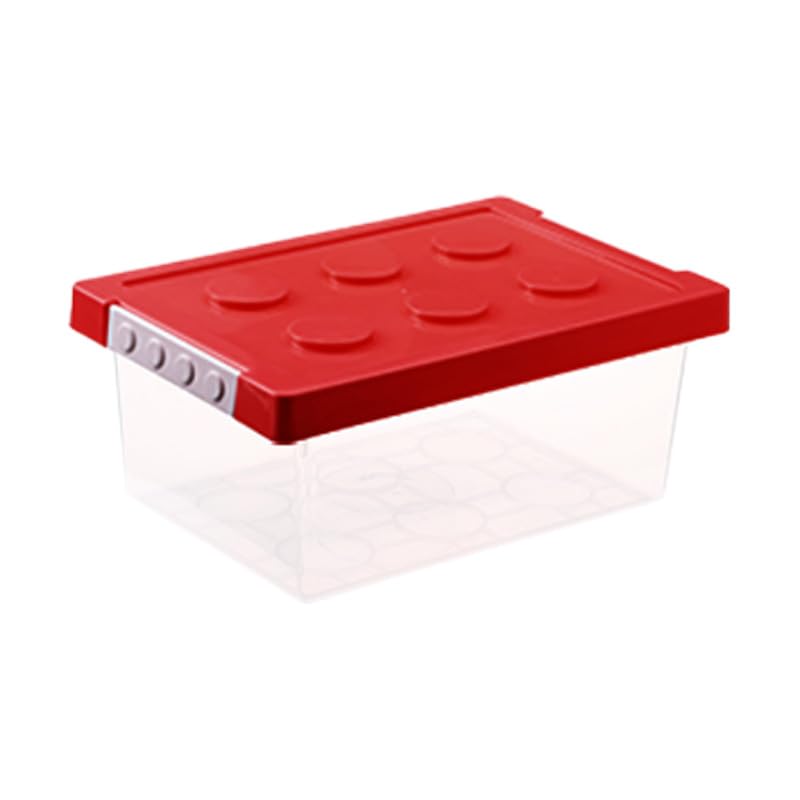 霜山 Mサイズ ブロック収納ボックス おもちゃ箱 おもちゃ収納ケース 積み木ケース 子供 積み重ね 大容..