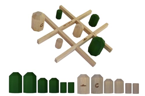 FORESTABLE cancan CAPS 木製 天然木 アウトドア キャンプ ボードゲーム 木製立体マルバツゲーム SDGs