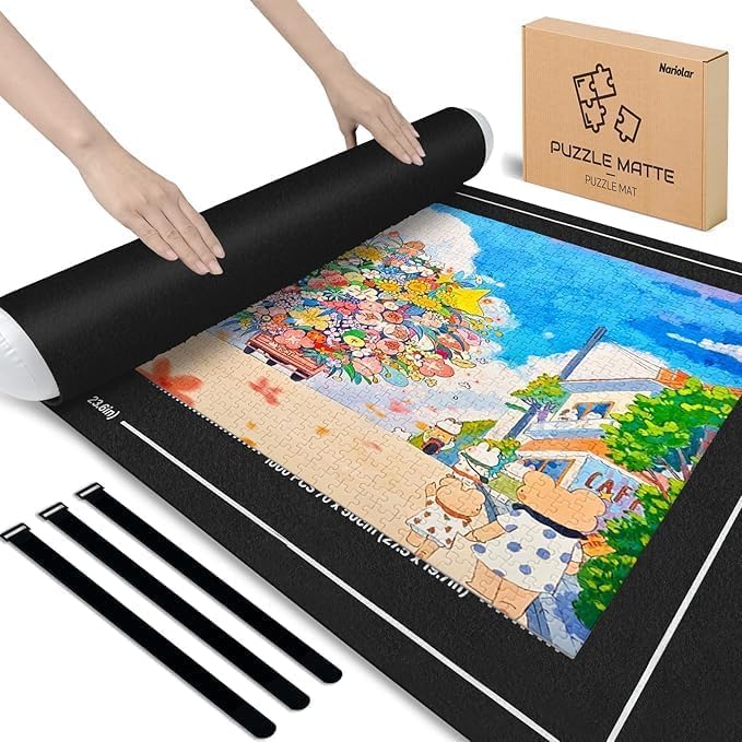 Nariolar パズルブランケット,未完成のパズルの保管に使用