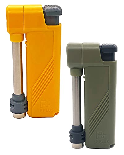 エフプラス(F PLUS) ガスバーナー スイングバーナーライター 2本セット キャンプ アウトドア 用 色指定不可