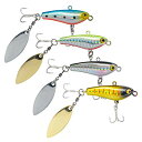 【オルルド釣具】 ジグスピナー 4cm 22g 実績の爆釣カラースペシャル ルアー セット 4個 対象魚( シーバス ヒラメ マゴチ チヌ ボラ タチウオ サゴ...