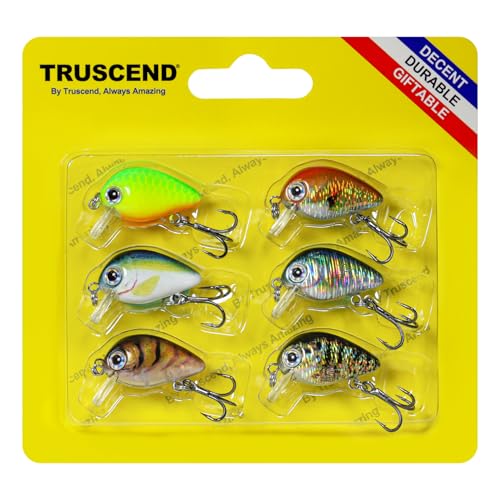 TRUSCEND伝盛 クランクベイト 家族釣りの最優選 初心者と子供に最適 リップ付き 独自に開発されたオモリデザインによる 水中での安定した姿を保証 ジョイン...