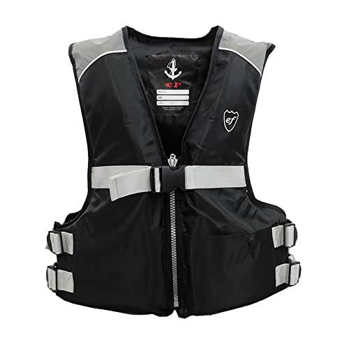 ファインジャパン 簡易型フローティングベスト 笛付き BK フリーサイズ FV-6127