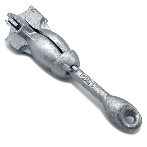 S-NET フォールディング アンカー ボート カヤック 折りたたみ 釣り フィッシング ヨット 浅瀬 カヌー 亜鉛 メッキ SN-382-FA 1.5kg