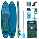 WOWSEA Bluesky B2 SUP サップ インフレータブル スタンドアップパドルボード カヤックシート付き 積載重量130-150kg 安定性 滑り止...