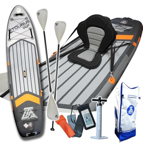 TOURUS スタンドアップパドルボード SUP ボード インフレータブル サーフィン カヌー パドル ヨガ キャンプ アウトドア ダイエット 体幹 トレーニング XO849