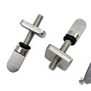 Solxion フィンロックスクリュー サーフボード用 サーフィン用 サーフボードのネジ ステンレス製 防錆 工具不要 シングルフィン ミッドレングス 舵ネジ ...