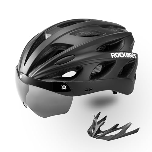 ROCKBROS(ロックブロス)自転車 ヘルメット 大人 大きいサイズ 58-65cm ロードバイク CE認証 高剛性 超..