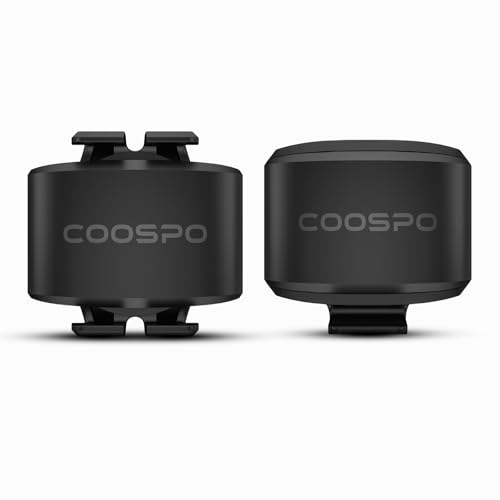 COOSPO BK9 ケイデンスセンサー＆スピードセンサーセット ANT+＆Bluetooth5.0ワイヤレス IP67防水 300..