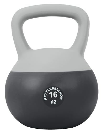 KETTLEBELLKON(ケトルベル魂)EZグリップソフトケトルベル (16kg/グレー)