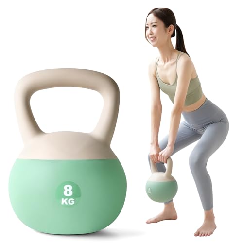 ≪ 落としても床を傷つけない！ ≫ cr?er[クレエ] ケトルベル 【4kg-16kg】ソフト 初心者 筋トレ くすみ..