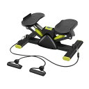 ステッパー サイドステッパー 健康ステッパー 静音 耐荷重 150kg ダイエット フィットネス 足踏み健康器具 有酸素運動 エクササイズバンド/モニター付き ...