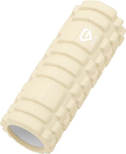 グロング フォームローラー 柔らかい ストレッチローラー foam roller ローラー 筋肉ほぐし ベージュ