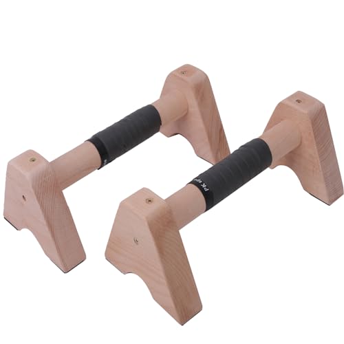 (アウプル) 木製 プッシュアップバー 30cm 耐荷重 600kg 滑り止め付き 腕立て 伏せ 逆立ち 筋トレ 大型..