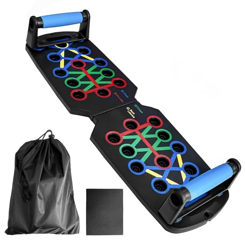 Socpuro プッシュアップバー 腕立て伏せ 器具 【初心者向け腕立て伏せ】プッシュアップボード 大胸筋 ..