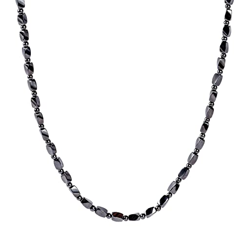 ASGEM 磁気ネックレス おしゃれ 強力 テラヘルツ鉱石 磁気 高純度99.99％ 天然石 パワーストーン じき..