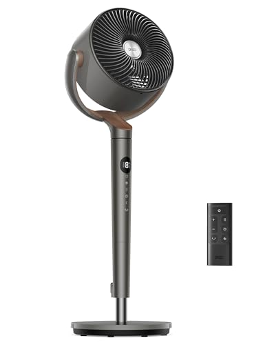 DREO サーキュレーター 【極静音23dB・冷暖房補助・節電対策】 DCモーター 扇風機 6~30畳 8段階風量 3D首振り 洗える 8Hタイマー 空气循? ...