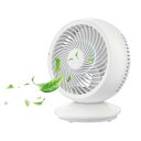 【節電対策】サインキングダム サーキュレーター 静音 首振り 壁掛け dcモーター USB電源 卓上扇風機 小型 パワフル送風 軽量 風量3段階調節 5枚羽根 ...