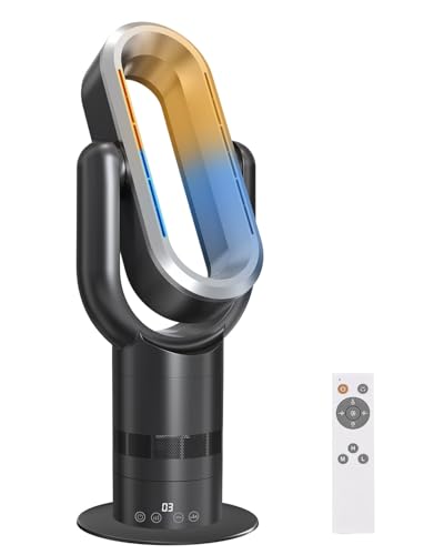 セラミックヒーター 省エネ 電気ファンヒーター【1年中使える・冷暖兼用・180°上下調節+90°左右自動首振り】暖房器具 節電 10段階涼風/3段階暖風 タワーファン 温風 冷風 脱衣所ヒーター 冷