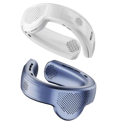 【2025暑さ対策グッズ最強】Kudar ネッククーラー 首掛け扇風機｜10000mAh世界最大容量・3秒即冷｜冷却プレート+半導体ペルチェ式｜携帯扇風機 スマホ制御｜図書館級静音｜ゴルフ/通勤/通学対