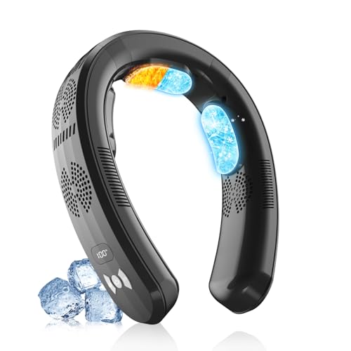 ネッククーラー 冷却プレート【2025夏新登場・一台三役・強力送風・ペルチェ素子・冷熱瞬間切替・夏冬兼用】首掛け扇風機 3段階風量&3段階冷却&3段階暖房機能 強力送風 接触冷感? ネック