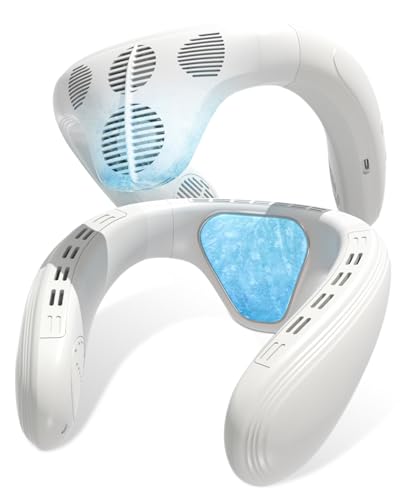 Balin ネッククーラー 冷却プレート【2025新モデル・冷暖房】 首掛け扇風機 ペルチェ ネックファン 瞬間冷却 6000mAh 大容量 TypeC充電 携帯扇風機 静音 熱中症対策 熱中症対策 猛暑 アウトドア