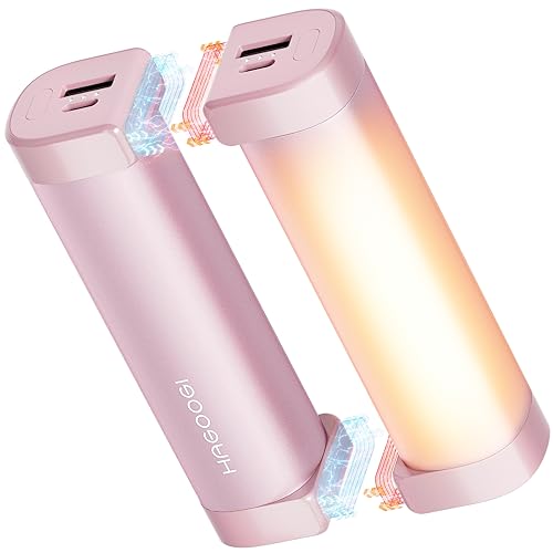 HAGOOGI (ハゴオギ) 充電式カイロ 360°全面発熱 3秒急速発熱 3階段温度調節 電気カイロ モバイルバッテ..