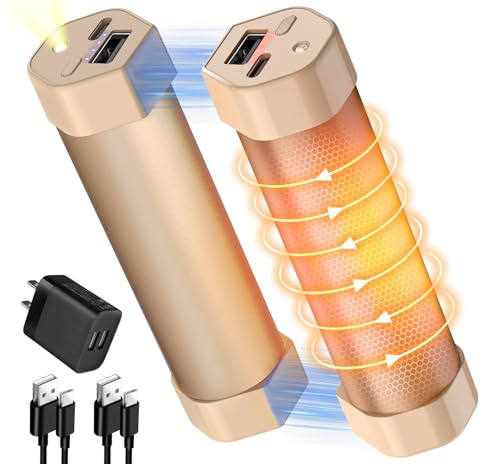 Boweer 充電式カイロ 360°全面発熱 速熱 4階段調温 最大14時間連続発熱 モバイルバッテリー機能 10000mAh 大容量 懐中電灯機能 電気カイロ...