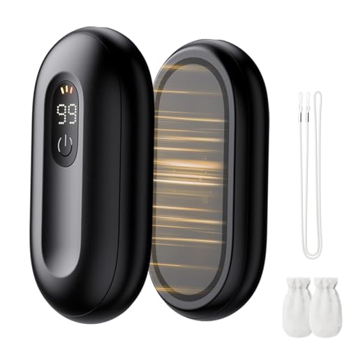 Yokepro 充電式カイロ【新型磁気式/分離式設計】エコカイロ ハンドウォーマー 電気カイロ 高速加熱 3段..