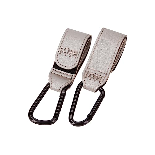 LOAR BABY(ロアベビー) ベビーカーフック カラビナ ベビーカーグッズ ベビーカー荷物掛け 2個セット カ..