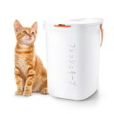 olayks. 真空保存容器 15L ペットフードストッカー 自動真空 保存容器 大容量 梅雨 防虫/湿気防止/酸化防止 電式 真空 密閉容器 キャット/ドッグ...