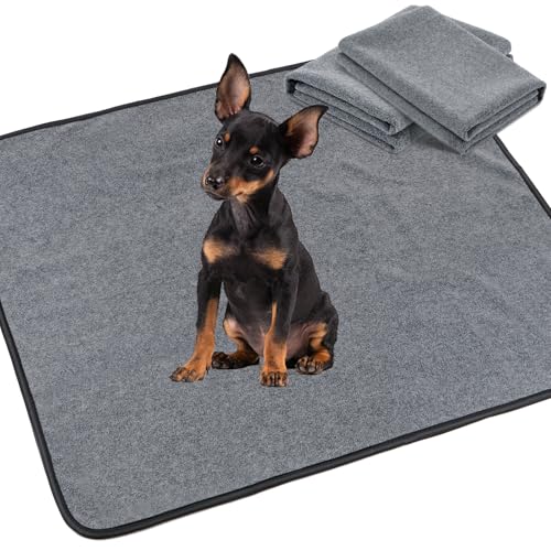 犬 猫用洗えるペットシーツ おしっこパッド ペット用 下敷き マット 速乾 滑り止め加工 介護シーツ 洗濯機で丸洗い 繰り返し利用可能(グレー 60×45cm ...