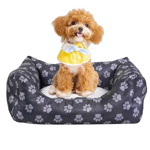 JinYin Pet 猫 ベッド 犬 ベッド ペット ベッド クッション ソファ カーペット 寝床 暖かい 小型犬 猫用 子猫 子犬 春夏用 秋冬用ベッド 通年...