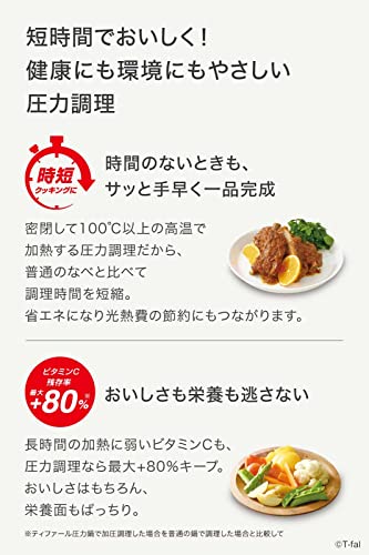 ティファール 圧力鍋 3.2L IH対応 1~3人用 片手鍋 セキュア トレンディ 10年保証 P2584000