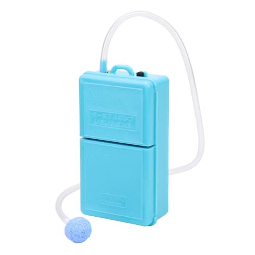 【エアーポンプ】酸素を高出力! <軽量なのに長時間 25~30時間使用OK!> 単1電池2個でどこでも簡単 <日本製> コンパクト ブクブク 海釣り 船釣り 渓...