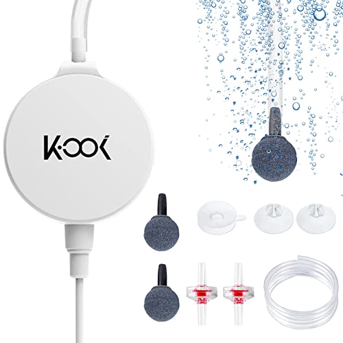 エアーポンプ 水槽 ポンプ 1ワット ミニ酸素ポンプ 1~15ガロンシリンダ用の強力な空気曝気器キット・空..