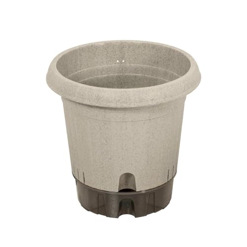 ベストコ 植木鉢 給水式 ポット 日本製 360型 アイボリー MA-4211