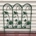 JOOHY ガーデンフェンス アイアンフェンス 鉄 花壇フェンス アウトドア 防錆 柵 庭 園芸 連結式 おしゃれ 飾り 簡単設置 屋外 幅62CM 高さ70C...