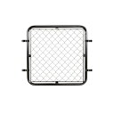 「 アメリカンフェンス S ( 900×900mm ) 両側連結セット A ( フェンス S + ジョイント A 4個 ) 【ハンマートーンブラック】 」