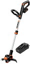 WORX(ワークス) 充電式 ナイロン グラストリマー GT バッテリーパック 2.0Ah + 充電器 セット WG163.6