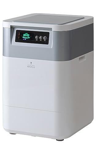 家庭用生ごみ処理機ワンニャクスル(OneNyaNAXLU)ハイブリッド式強力脱臭機能搭載 FD-020 室内用バイオ式 (Silver)