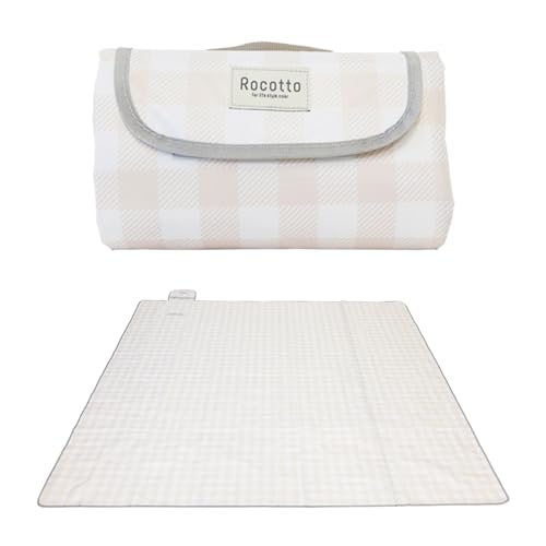 [Rocotto] レジャーシート 大判 厚手 200x200 ピクニックシート 防水 軽量 韓国風 くすみカラー インス..