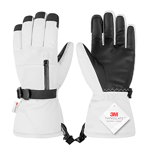 スキーグローブ スノボー グローブ 3Mシンサレート 五本指 裏起毛 スキー手袋 防水撥水 防寒手袋 自転..